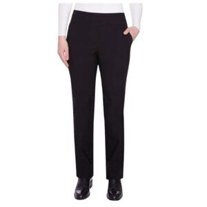 NEW S.C. & Co. Pull-On Straight Leg Pant with Tummy Control | Black